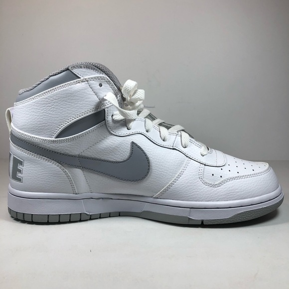 Nike Other - Nike Big High White & Gray Lace Up Basketball Shoe